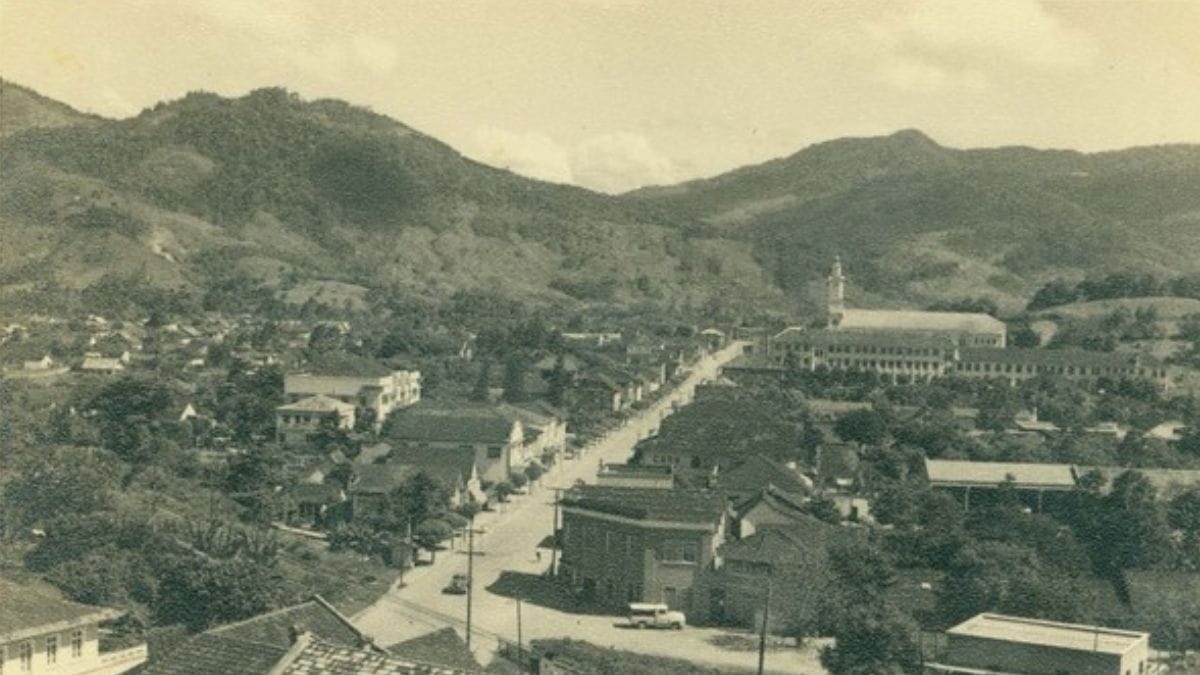 Vista panorâmica histórica de Joinville